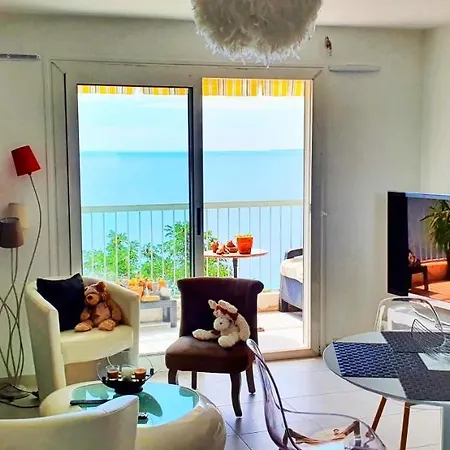 Appartement Le Panoramique.vue Mer.bastia *